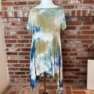 Tie Die Swing Dress